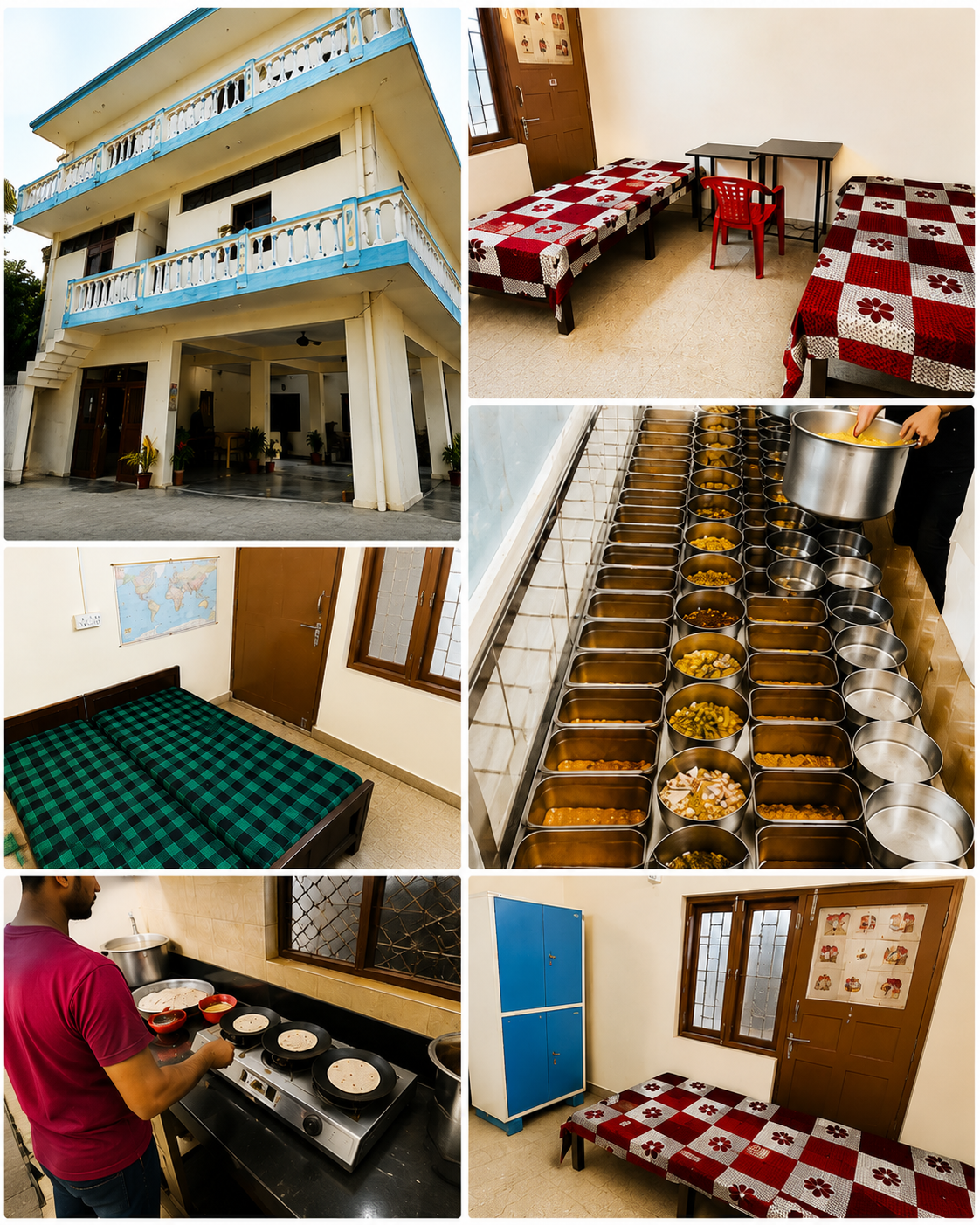 Nitin PG Aliganj Lucknow rooms, building, meals and facilities collage
